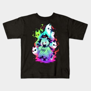 Shinjuku Anime ghost girl Kids T-Shirt